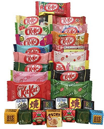 Japanese Kit Kat & Tirol 30 pc selection DIFFERENT FLAVORS assortment