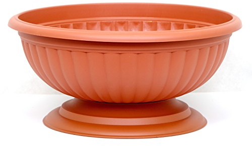 POKM Toolsmarket GmbH Blumenschale Pflanzschale Blumenkübel Grace ∅30,5 cm Terracotta
