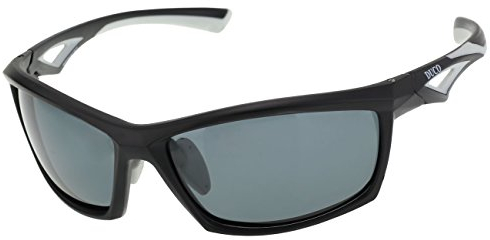 DUCO Sonnenbrille für Herren Polarisierte Männer Sportbrille Schutzbrille Fahrradbrille TR90-Rahmen mit UV400 Schutz Passend für Wandern Laufen Fahren 6211 (Schwarz)