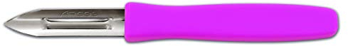 Arcos Serie Gadgets - Cuchillo Mondador Pelapatatas - Hoja de Acero Inoxidable de 60 mm - Mango de Polipropileno (Fucsia)