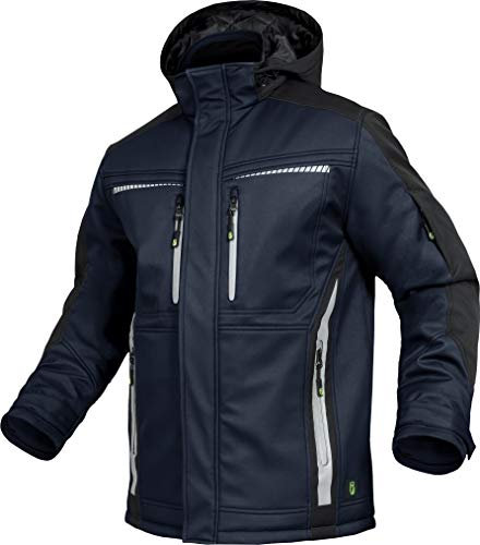 Leib Wächter Flex-Line Winter Softshelljacke (Marine/schwarz, 5XL)