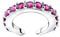 Laimons - Earrings single ear cuff clamp 15 mm with zirconia made of 925 sterling silver, Sterling Silver,