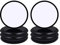 Ezprotekt Furniture Sliders for Carpet Sliders 2-3/4 for Moving Furniture Movers Carpet Gliders Self-Adhesive Furniture Moving Pads, 70 MM Black 16 PCS