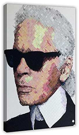 Fashion Guru Karl Lagerfeld Your Legacy Will Live On Forever, Leinwand-Kunst-Poster und Wand-Kunstdruck, modernes Familienschlafzimmerdekor, Poster, 30 x 45 cm, Rahmen