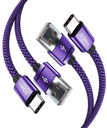 BASESAILOR USB to USB C Charger Cable 1M/2Pack,USB Type C Fast Charging Power Lead for iPhone 15 16 Plus Pro Max,iPad 10 10th,Mini 6 6th,7 7th Generation,Samsung Galaxy S25 S24 S23,Z Flip Fold