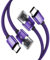 Basesailor USB C Ladekabel 1M 2Stück,Nylon Typ C Schnellladekabel für New Kindle Fire HD 10 9th 2019 8 10th 2020 11. Gen 2021,Samsung Galaxy A54,A53,A42,A34,A14,A23,S23 S24 Plus Ultra,M33 M53 M23 M13