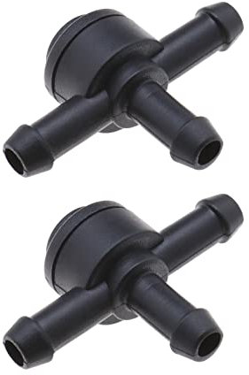 VGOL 2pcs Voiture Lave-Glace T Connecteur Pare-Brise Tuyau de Pulvérisation 3 Voies Clapets Anti-Retour 9178895 31391513 Compatible avec C30 S40 V50