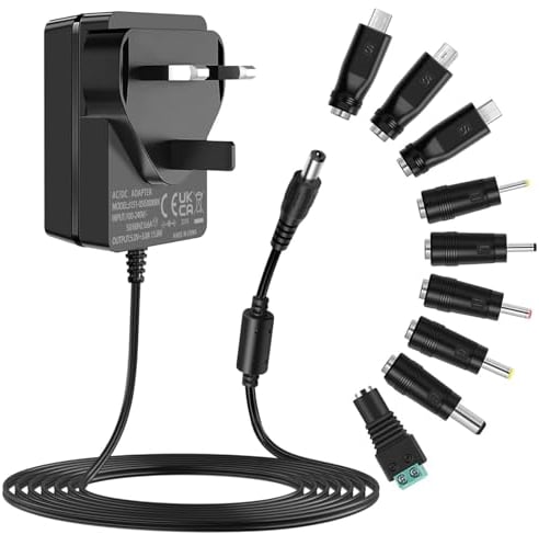 Gonine 5V 3A Power Supply Adapter,5V 3A 2.5A 2A 1.5A Converter for Hatch Baby Rest, Rest+, LED Strip Lights, CCTV Cameras, TV Box, Router, Speakers, ADSL Cats, HUB, Android Device