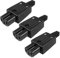 Dormstop 3X Connecteur/Adaptateur de Secteur de la Prise de Sortie IEC320 C15 Noir AC 250V 10A