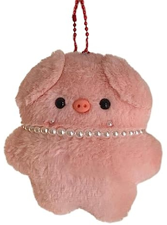 Schwein Schlüsselanhänger Süßer Rosa Schweinchen Plüsch Hängende Ornamente Anhänger Plüschmaterial Rucksack Anhänger Teenager Süßer Schweinchen