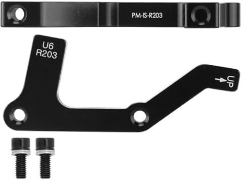 HOUSON Scheibenbremse Adapter, Fahrradscheibenbremsadapter disc Brake Adapter Ersatzteiladapter Brake Mount Adapter (R203 B)