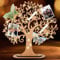 Giftota Albero per soldi in legno con catena luminosa a LED, regali di denaro, compleanno, regali di nozze, confezione per uomini e donne