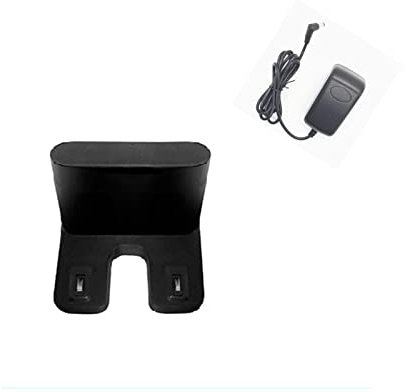 Repuestos de aspiradora robótica con Enchufe Europeo, Accesorios, Adaptador de Corriente con Base de Carga for Robot Compatible con Conga 3090 3091 (Color : 01)