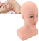 Weiblicher Kahler Schaufensterpuppenkopf PVC Realistisch Stabile Basis Funktionelle Anzeige Trainingskopf für Hüte Perücken Make-up Sonnenbrillen Ohrringe Schmuck