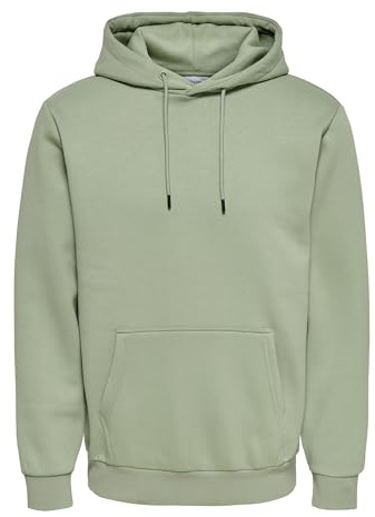 ONSCERES - Felpa con Cappuccio Noos, Iceberg Green., M