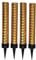 10cm Fountain Candles 4pk Gold & Silver, Ideal for: Birthdays, Weddings, Anniversaries, Restaurants and Special Celebrations (Gold)