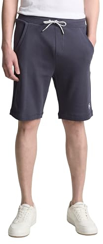 TOM TAILOR Herren 1046748 Bermuda Sweatpants Shorts, 10306-Blueish Grey, L