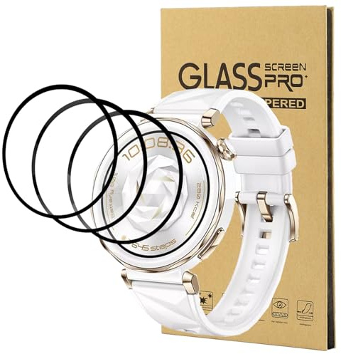 CONAPIKA Pellicola Protettiva per Huawei WATCH GT5 Pro 42mm, [3 Pezzi] Curvo 3D HD Clear Smartwatch Pellicola Proteggi Schermo[Anti-Graffio][Anti-olio][Senza Bolle] PMMA Protezione Protettivo Film