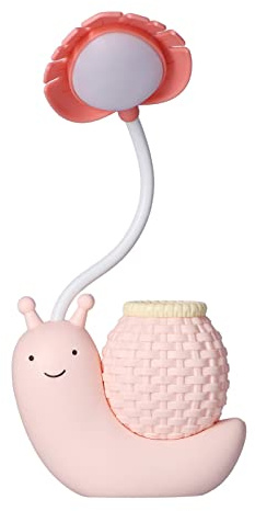 Niedliche Schreibtischlampe mit Stifthalter, LED-Schreibtischlampe mit Stifthalter, Cartoon-Halter, Mehrere Funktionen, USB-Aufladung, Niedliche Schreibtischleuchte für