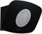 Apelson ICONCIRC80 80cm Vortex Black Angled Glass Cooker Hood with Steel Inlet