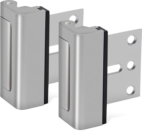 Kirphealy Home Security Door Lock, 2 Pack Door Reinforcement Locks