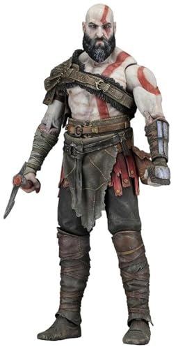 Epitome Figura de Kratos Figura de acción de Kratos Figura de acción de 18 cm, figura de juego de anime, articulaciones móviles, estatua de postura de lucha, modelo de PVC, adorno de escritorio
