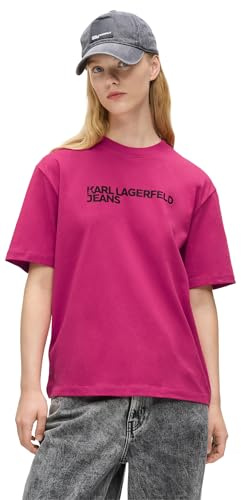 Karl Lagerfeld Jeans Damen Regular Short Sleeve Essential T-Shirt
