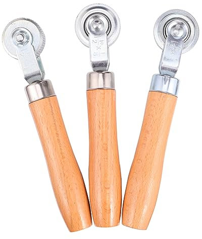 Mikikit 3 pezzi per Riparazione Pneumatici Auto Compattatore per Punti Patch Strumento per Riparazione Pneumatici con Alta e Portabilità