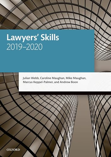 Lawyers' Skills (Legal Practice Course Manuals)