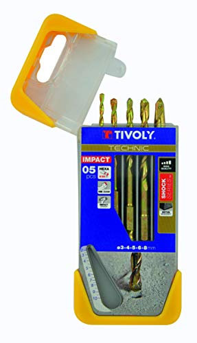 Tivoly 10901670002 Coffret 5pcs Forets Béton Shock Series