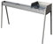 LISA s.r.l. Grillrost aus Edelstahl mit Grill und Grillrost 80 + 40 cm Milano Holzkohlegrill