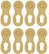 T best 4 Pairs of 12 Speed Chain Links Reusable Steel Bicycle Chain Bicycle Chain Missing Link (Colorful)