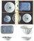 Watenkliy Service de table à sushi japonais en porcelaine 6 pièces (style 4)