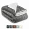 Beautissu Sherpa Decke Kuscheldecke Glitzereffekt 150x200 cm XL Anthrazit – Dicke Winter Fleecedecke Lammfell-Optik & – Hautfreundliche Flauschige Wärmedecke Couch-Überwurf Sofadecke – Elisa