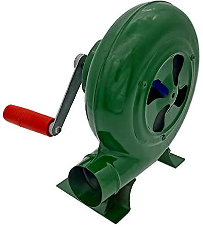 PRABUY Manivelle Forgeron Forge Souffleur Ventilateur Manuel Ventilateur Manuel, pour Camping/Pique-Nique/Extérieur, Grand Gril Accessoires Cadeau,150W