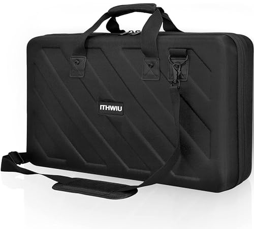 IBVIVIC Schutzhülle für Pioneer DJ, Schutzhülle für Pioneer DJ Controller (schwarz), Schwarz , Très grand - 73 x 40.5 x 11 CM, Reisegürtel