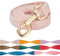 Petiry Soft Dog Lead Medium with Gold Metal Clasp for Medium Large Dogs,2.0cm x 150cm,Babypink M