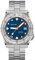 Seestern S407 Automatik Stahl Blau Datumsanzeige Diver Herrenuhr, Armband