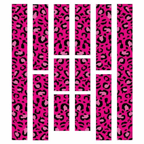 BIKE-label Fahrradrahmen Aufkleber 12-teilig XL Sticker Set E-Bike Pink Leo X400120
