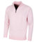 Calvin Klein Bruyère 1/2 Zip Doux Sweatshirt Homme - Bébé Rose - XL