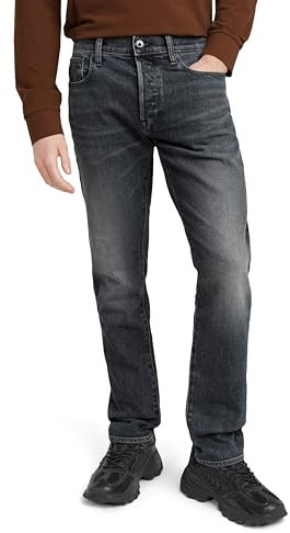 G-STAR Herren 3301 Slim Jeans, Blau (Antic Sand Blast 51001-D775-G803), 34W / 30L