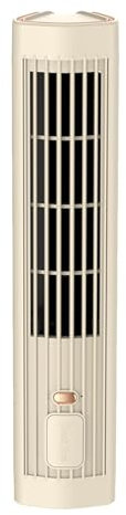 Ventilador de torre de escritorio,Ventiladores de torre para dormitorio - Ventilador de torre enfriador de aire silencioso de escritorio ajustable - Aparato de mesa vertical con modos de velocidad par