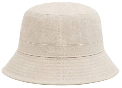 Melegari Bucket Fischerhut | reines Leinen | Valsesia Hat | Unisex | Frühling Sommer |