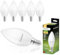 Lumiled B35 E14 LED Lampe 2,5W (ersetzt 25W), 249 Lumen, Kerze Milch Glas Leuchtmittel in Kerzeform 3000K Warmweiß Birne Lampen 180° Grad Abstrahlwinkel Glühbirnen Kerzenbirnen 6er-Pack