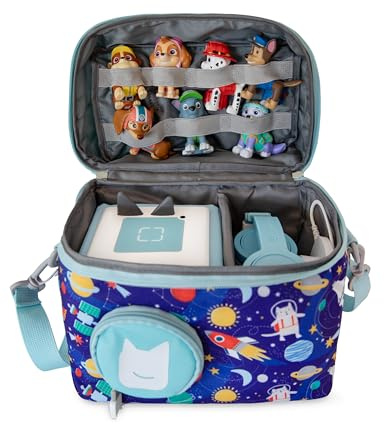 Tonies Listen & Go Reisetasche - Sicherer Schutz für Ihre Toniebox, Kopfhörer, Ladestation und 7 Charaktere - Stargazing
