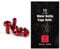 CNCLOL Bike Bottle Cage Bolts,Water Bottle Cage Bolts For MTB/Bicycle/Mountain Bike,Red