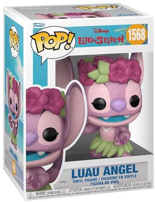 Funko Pop! Disney: L&S - Luau Angel - Lilo and Stitch - Figura de Vinilo Coleccionable - Idea de Regalo - Mercancia Oficial - Juguetes para Niños y Adultos - Movies Fans - Muñeco para Coleccionistas