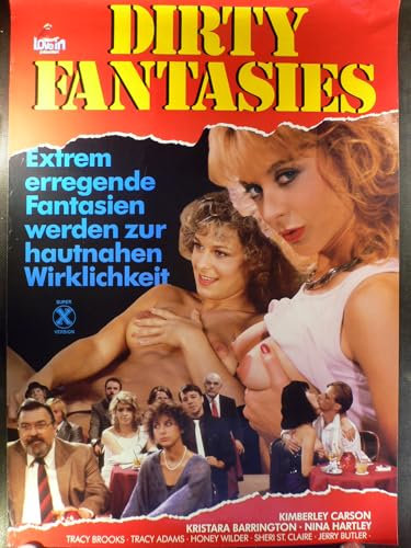 Dirty Fantasies - Kimberley Carson Nina Hartley - Filmposter A1 84x60cm gerollt