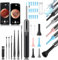 Qimic Ear Wax Remover Otoscope, WiFi Ear Cleaner with Camera, IP67 Waterproof Ear Endoscope, 360° Wide Angle Otoscope Camera with 6 LEDs for iPhone, Android Smartphones and iPad
