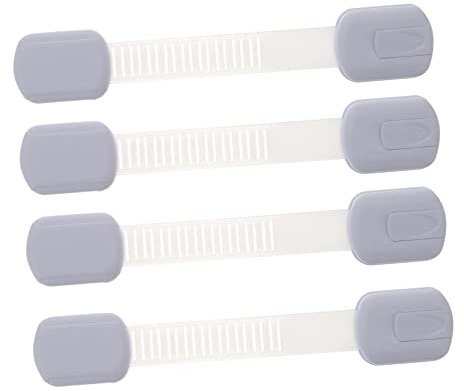 Uonlytech Cierre Cajones Cerradura Falleba Armarios Cerradura De Seguridad Fácil Instalación Cinta Adhesiva